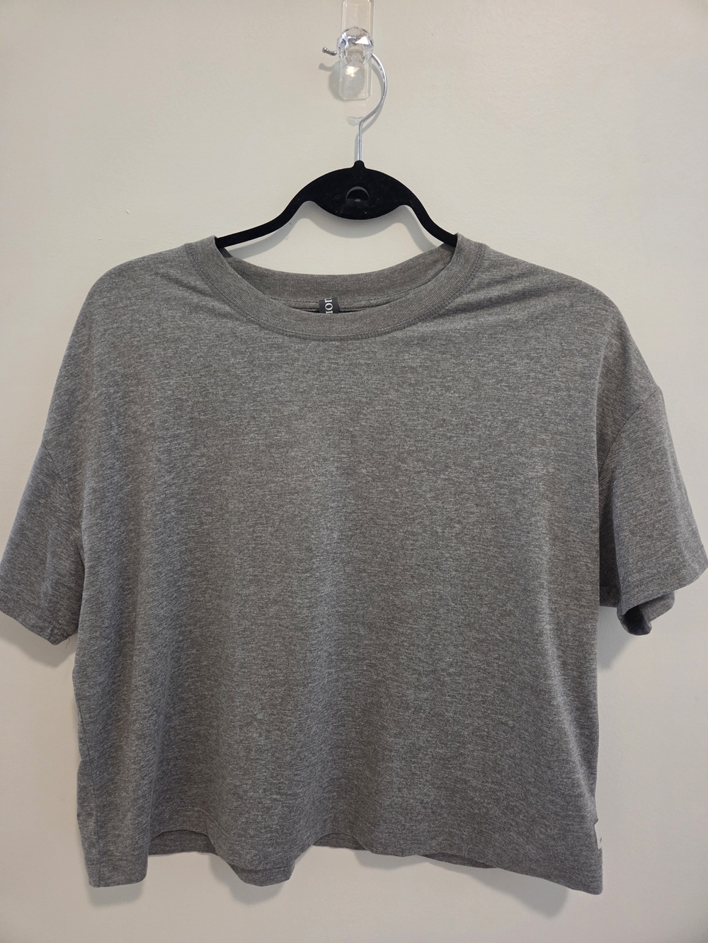 Basic Grey Cropped Tee
